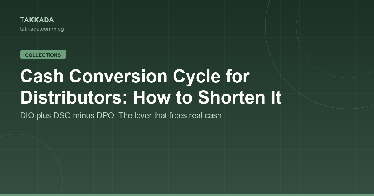Cash Conversion Cycle for Distributors: How to Shorten It