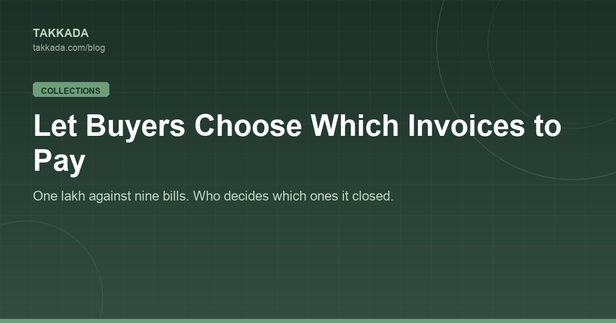 Let Buyers Choose Which Invoices to Pay: The Bill by Bill Payment Link