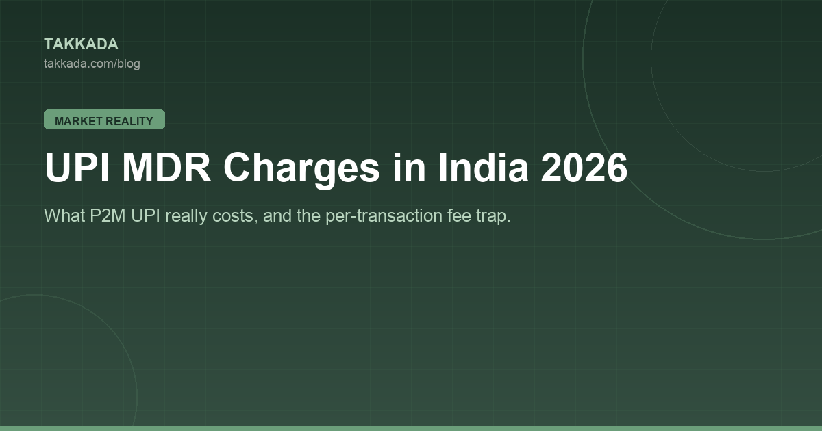 UPI MDR Charges in India: The 2026 Reality