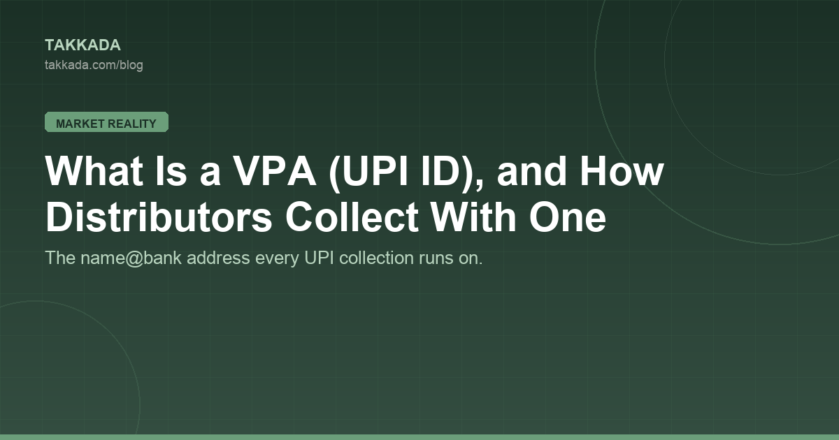 What Is a VPA (UPI ID), and How Distributors Use One